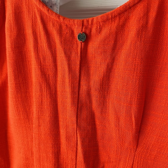 NWOT Billabong Groovy Orange romper - Picture 5 of 7